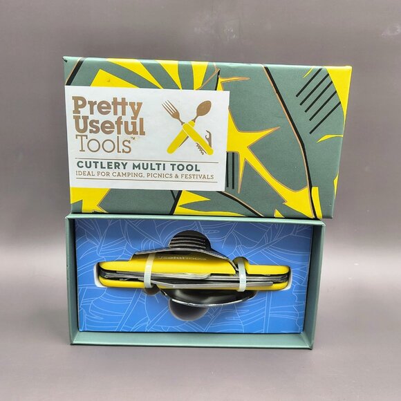 Pretty Useful Cutlery Multi Tool bottle opener, corkscrew, knife, fork, spoon - Picture 2 of 8